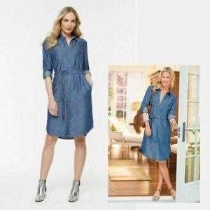 Soft Surroundings Tencel Shirt Dress